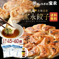 【送料無料】宝永スタンダードセット （専用たれ付き） 45個入(1.125kg)~60個入(1.5kg) ぎょうざの宝永【…