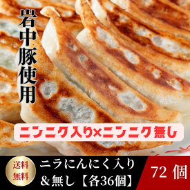 東京餃子楼 にんにく餃子 ニラ・にんにく入り ニラ・にんにくなし 自家製ラー油付き　餃子詰め合わせ 冷凍食品 餃子 冷凍 焼き餃子 生餃子 野菜 冷凍餃子 セット 各36個入 ぎょうざ ギョウザ 食べ比べセット 食べ比べ お取り寄せ 野菜餃子 美味しい にらなし 国産 送料無料