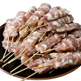 【業務用 大容量】国産 鶏もも串 45g×100本（総重量約4.5kg）生冷凍 焼鳥 焼き鳥 タレ無 もも串 ジャンボ串 BBQ 仕込み用 冷凍食品
