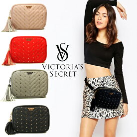 【送料無料】VICTORIA'S SECRET ヴィクトリアシークレット Studded V-Quilt Belt Bag ベルトバッグ レザー 4色展開
