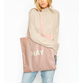 【送料無料】HAY ToteBag Peach ヘイ トートバッグ 綿コットン クロネコゆうパケット発送・日時指定不可・代引き決済不可