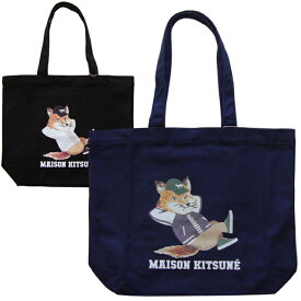 Maison Kitsuné メゾン キツネ　フォックスプリント　トートバッグ