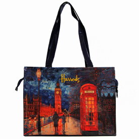 【送料無料】HARRODS ハロッズ トートバッグ バック Lサイズ 大判 ショッピングバッグ
