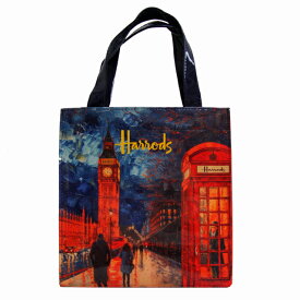 【送料無料】HARRODS ハロッズ トートバッグ バック Sサイズ ショッピングバッグ