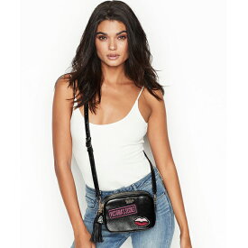 【送料無料】VICTORIA'S SECRET Patch Convertible City Crossbody Belt Bag ヴィクトリアシークレット ビクシー ショルダーバッグ ベルトバッグ ブラック