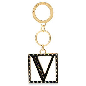 【送料無料】 ヴィクトリアシークレット Victoria's Secret Charm Keychain Vモノグラムチャーム BAGチャーム 代引き決済不可 日時指定不可 ネコポス発送