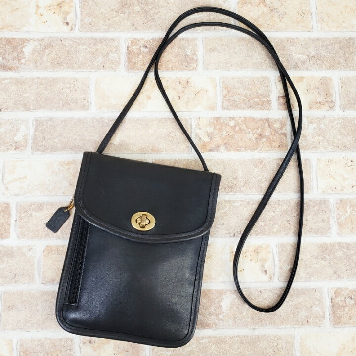楽天市場】【中古品】オールドコーチ USA製 レザー ターンロック ミニ  