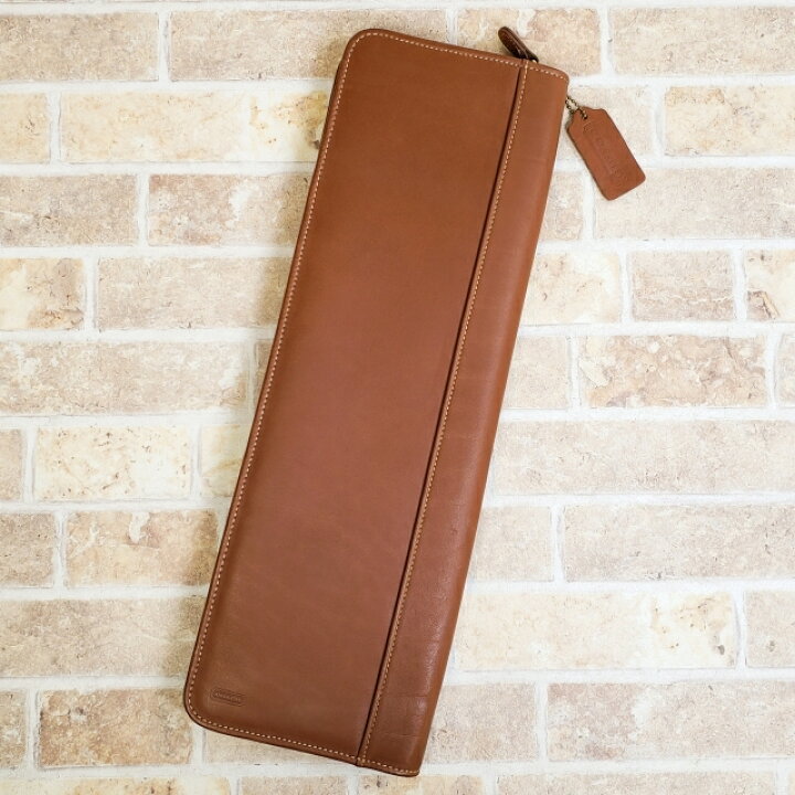 楽天市場】【中古品】オールドコーチ レザー ネクタイケース 2本収納 