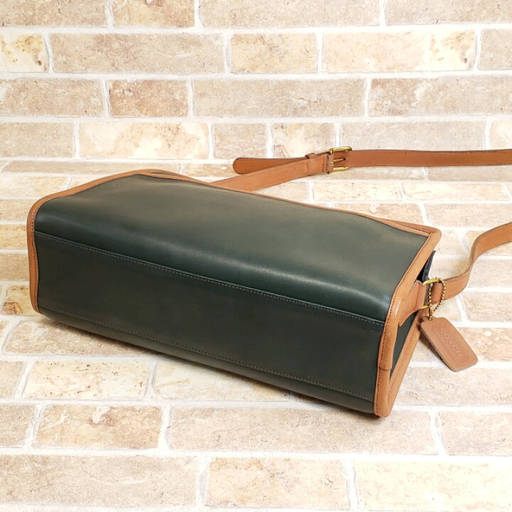 楽天市場】【中古品】オールドコーチ USA製 レザー スクエア 