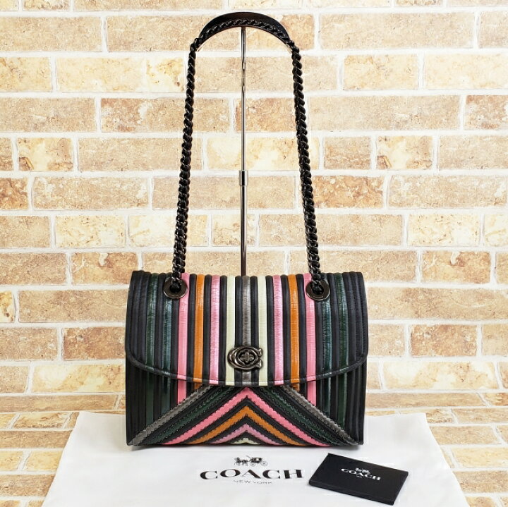 楽天市場】【中古品】コーチ COACH ターンロック レザー 2way チェーン 