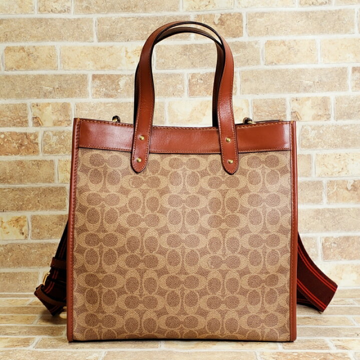楽天市場】【中古品】美品 COACH コーチ フィールド トートバッグ 