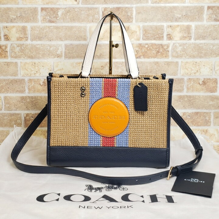 楽天市場】【中古品】美品 コーチ デンプシー 2WAY かごバッグ トート 