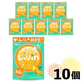 ★店内アウトレット開催中★ しゃりinグミ さわやかみかん味 52g×10点セット みかん フルーツ しゃりしゃり食感 蜜柑 まとめ買い おやつ 間食 オフィス ポケット菓子 大量 スイーツ 徳用 お菓子 「シャリイングミ みかん」 JC メール便 送料無料
