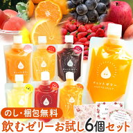 飲むゼリー ギフト【GYUTTOJELLY 6個入セット】 アイス ジェラート の様な 国産果汁 新感覚 ゼリー 母の…