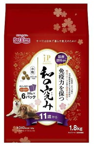【最大50%OFF!! 訳あり】ペットライン JPスタイル 和の究み 11歳 小粒 1.8kg ●賞味期限2025/09/30