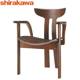 シラカワ家具 ポロックチェア S-721 板座 レッドオーク（ナラ材）肘付き 飛騨高山 ダイニングチェア 食堂イス 椅子 食卓椅子 Polloc shirakawa