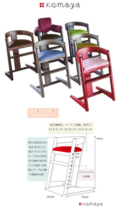 楽天市場】ベビーチェア ハイチェア プレディクトチェア キッズチェア 