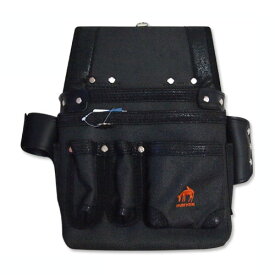■KH 基陽 HUMHEM 24206型 バッグ 黒 HM24206-K 腰袋 釘袋 ブラック フムヘム 工具 小型腰袋 大工道具