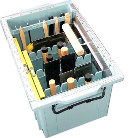 ■左官鏝ボックス #502 曲尺 水平器 ハケが入ります！鏝 こて BOX