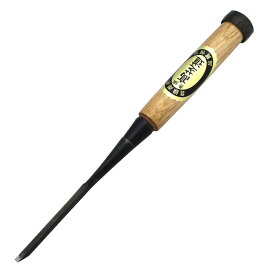 ■播州三木 高芝郁夫鑿製作所 高道 高芝道 追入鑿 青鋼 白樫柄 一分(3mm) 黒裏 スリ合わせ無し 手打ち桂 のみ ノミ 大工道具 職人用 本職用