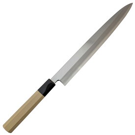 ■正夫包丁 240mm 銀紙三号 銀三 刺身包丁 水牛口輪 八角朴柄 和包丁