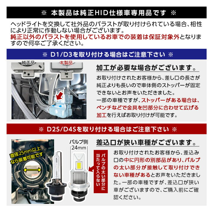 楽天市場】純正HIDを次世代ポン付けLEDに交換で光量UP ホンダ  