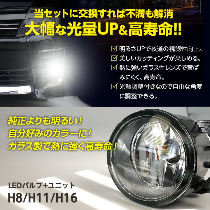 楽天市場】スペーシアカスタム MK53S フォグランプ ユニット+ LED 