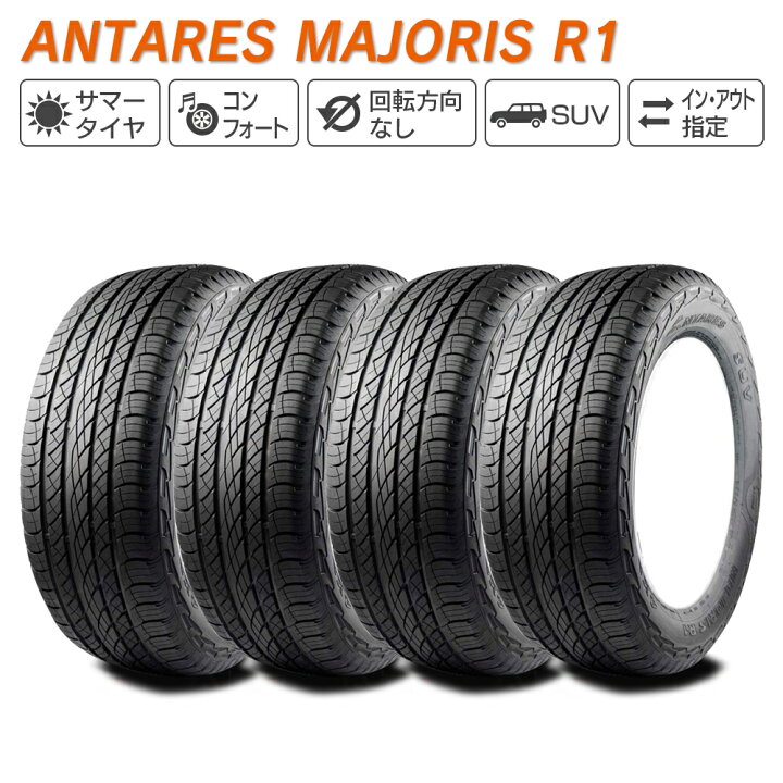 楽天市場】ANTARES アンタレス MAJORIS R1 265/60R18 110H サマー 