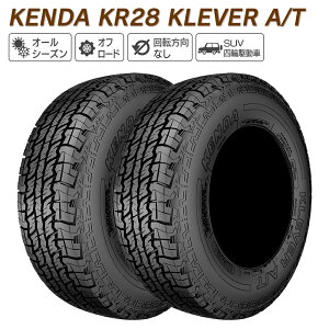 KENDA �P���_ KR28 KLEVER A/T 215/75R15 100S �I�[���V�[�Y���^�C�� �^�C�� 2�{�Z�b�g �@�l�l��p