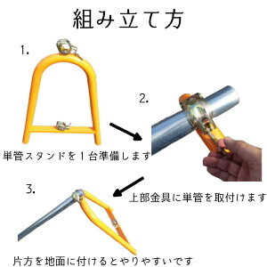 【楽天市場】単管バリケード セット 単管スタンド MAスタンド 敷地 侵入 対策 立ち入り禁止 立入禁止 通行止め 侵入禁止 住居侵入 防犯