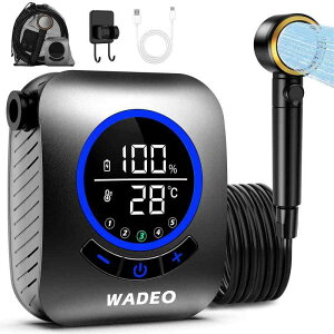 PAHTTO �|�[�^�u���V�����[ 8000mAh�y2025�N������IPX8�h���z�d���V�����[ ��e�� �ȈՃV�����[ 5�M�A���͒��� �A�E�g�h�A�V�����[ �g�уV�����[ �R���p�N�g �ߐ� USB�[�d�� �L�����v�V����