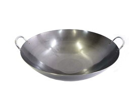タマハシ(Tamahashi) 鉄人シリーズ 「中華鍋」 ブラック 60cm 21.7×67×59.3cm 板厚:1.6mm 鍋深さ:16.5cm 4.15キログラム 材質:鉄 本体(黒皮鋼板) ハンドル(丸棒) クリヤー塗装