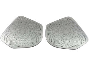 BRIGHTZ S660 JW5 ステンレスドアスピーカーカバー 2PC サテンシルバー 【 SPEAKER−130 】 W W5 5 S 660