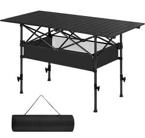 HEEOREV �L�����v �e�[�u�� �A�E�g�h�A �܂肽���� �e�[�u�� �������߉\ ����52~82cm �i����/�j�����^�]�c�A�[ �s�N�j�b�N ���ϋv �g���ȒP �y�� �����^�ѕ֗� �h�� �A�E�g�h�A �L�����v �ނ�