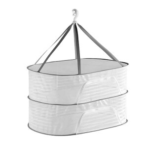 平干しネット 折りたたみ式 型崩れ防止 物干しネット1段式 2段式 50x70x22cm 大容量 防風 開放円型 ポリエステル ナイロン 干し網 平ぼしネット 干し物ネット 物干しネット セーター干しネット