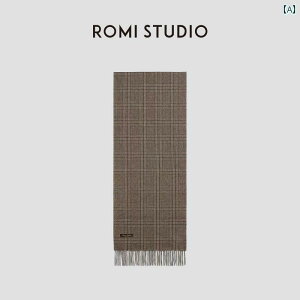 ���� �X�g�[�� �X�J�[�t ���f�B�[�X ROMI STUDIO �E�F���V�� �v���C�h �E�[�� �g���� �^�b�Z�� �X�J�[�t 23 AWS 055
