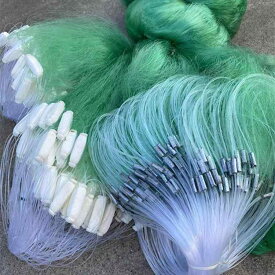 釣り メッシュ ネット グリーン シルク 暗号化 ソフト フィラメント 加重 粘着 吊り下げ ネット 15メートル マンダリンフィッシュ フナ 3 層 シンキング フィッシング ワイヤーメッシュ