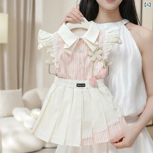 �q���� �X�J�[�g �J�W���A�� ���̎q �Ă� �X�[�c 2025 �q���� �̂� �X�^�C���b�V���� ������ �X�J�[�g �c�[�s�[�X ������ �ĕ�