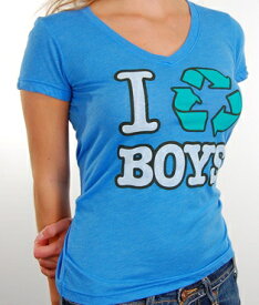 【即納】2009年最新モデルLocal Celebrity ローカルセレブリティI Recycle Boys Tシャツ ブルーinCELEB 2月号P67掲載商品ViVi GISELe SWeet VERY掲載ブランド109セレクトショップ アイテム アゲハ
