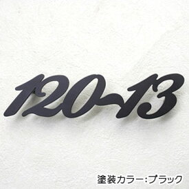 【本日ポイント10倍】 ステンレス　表札ステンレスレーザーカット表札 「番地のみ・アンダーライン無し」ひょうさつ【GHO表札】【楽ギフ_包装】【楽天人気表札】