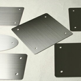 表札　ガラス　【オプション品】ガラス表札用ステンレス板ひょうさつ【GHO表札】【楽ギフ_包装】【楽天人気表札】　　戸建て　おしゃれ　ランキング　長方形