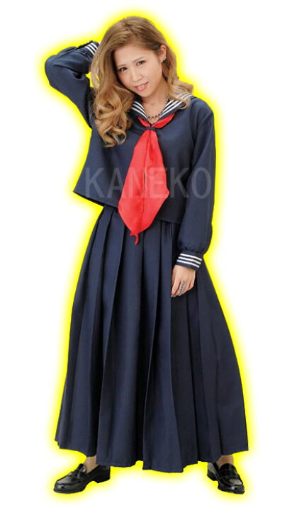 楽天市場】ロングセーラー服 [スケバン コスプレ スケ番 ロング 