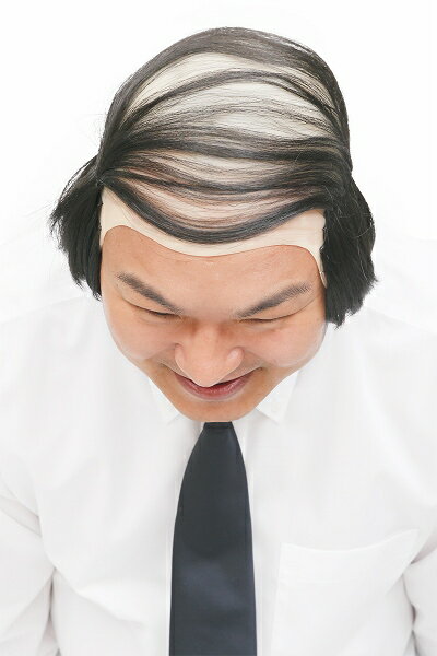 楽天市場 バーコード かつら カツランド バーコードハゲ バーコード ハゲ かつら オヤジ 酔っ払い おじさん 変装 舞台劇 イベント 仮装 C 0251 イベントショップ パンプキン