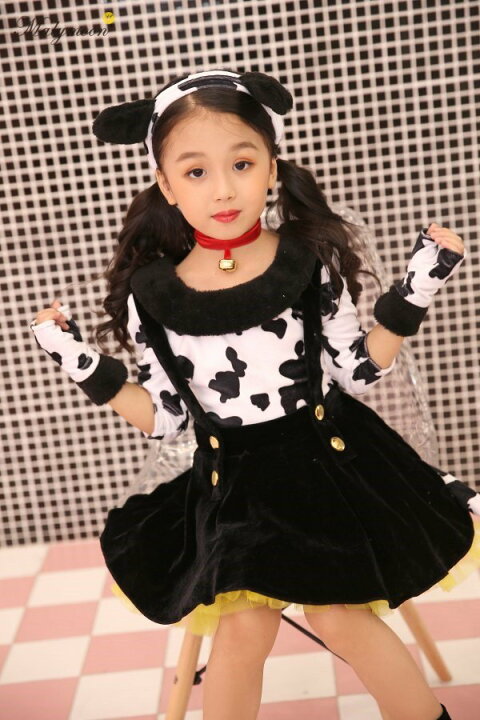 楽天市場】【ハロウィン コスプレ キッズ】ダルメシアン 110cm [マリー  