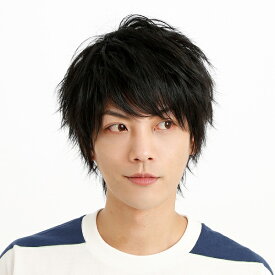 【メンズウィッグ ヘアネット付】[5765] ウイングショート (スタンダードブラック)　　[ラパンドアールオム 男性用 ウィッグ メンズ かつら ファッションウィッグ ウイッグ イベント] 【506109】
