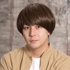 【メンズウィッグ ヘアネット付】［3510］ ナチュラルマッシュ（ショコラブラウン）　[ラパンドアールオム おしゃれ 変装 仮装 男性用 ウィッグ メンズ かつら ファッションウィッグ ウイッグ イベント] 【506826】