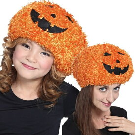 [ハロウィン コスプレ] ハロウィンパンプキンアフロハット（大人用）アフロ風帽子 [ハロウィン衣装 ハロウィーン コスチューム 仮装]【460718】