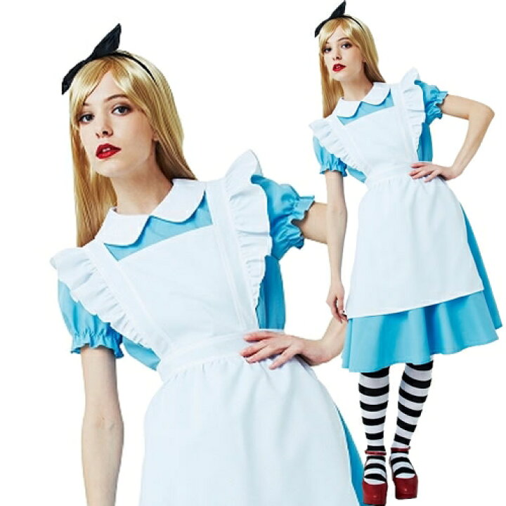 アリスインワンダーランド アリス 衣装 コスチューム 子供 女の子 ディズニー コスプレ ハロウィン 仮装 高級 上質 本格 通常便なら 送料無料 アリスのドレス Vrm Mx