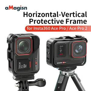 �y�݊��i�zInsta360 Ace Pro 2 Ace Pro �C���X�^360 ace pro2 �G�[�X�v��2 �Ή� �J�����P�[�W �ی�t���[�� �P�[�X �A�N�V�����J���� �A�N�Z�T���[ �}�E���g �c���B�e �o�b�e���[���� �y�� �R���p�N�g