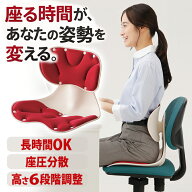 座るだけで美姿勢 座椅子 [ 腰にピタッと美姿勢チェア ] 腰ラク 座椅子 姿勢サポート チェア 腰痛対策 疲…